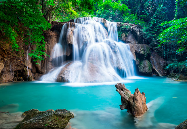 Fotomurales cascada huay mae kamin tailandia